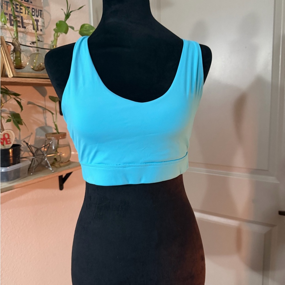 Blue Sports Bra